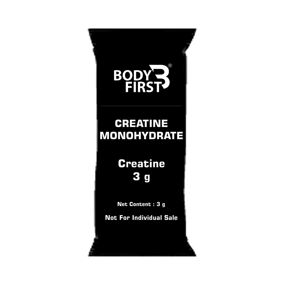 Body First Creatine Monohydrate (3gm Each) Unflavoured - Image 3