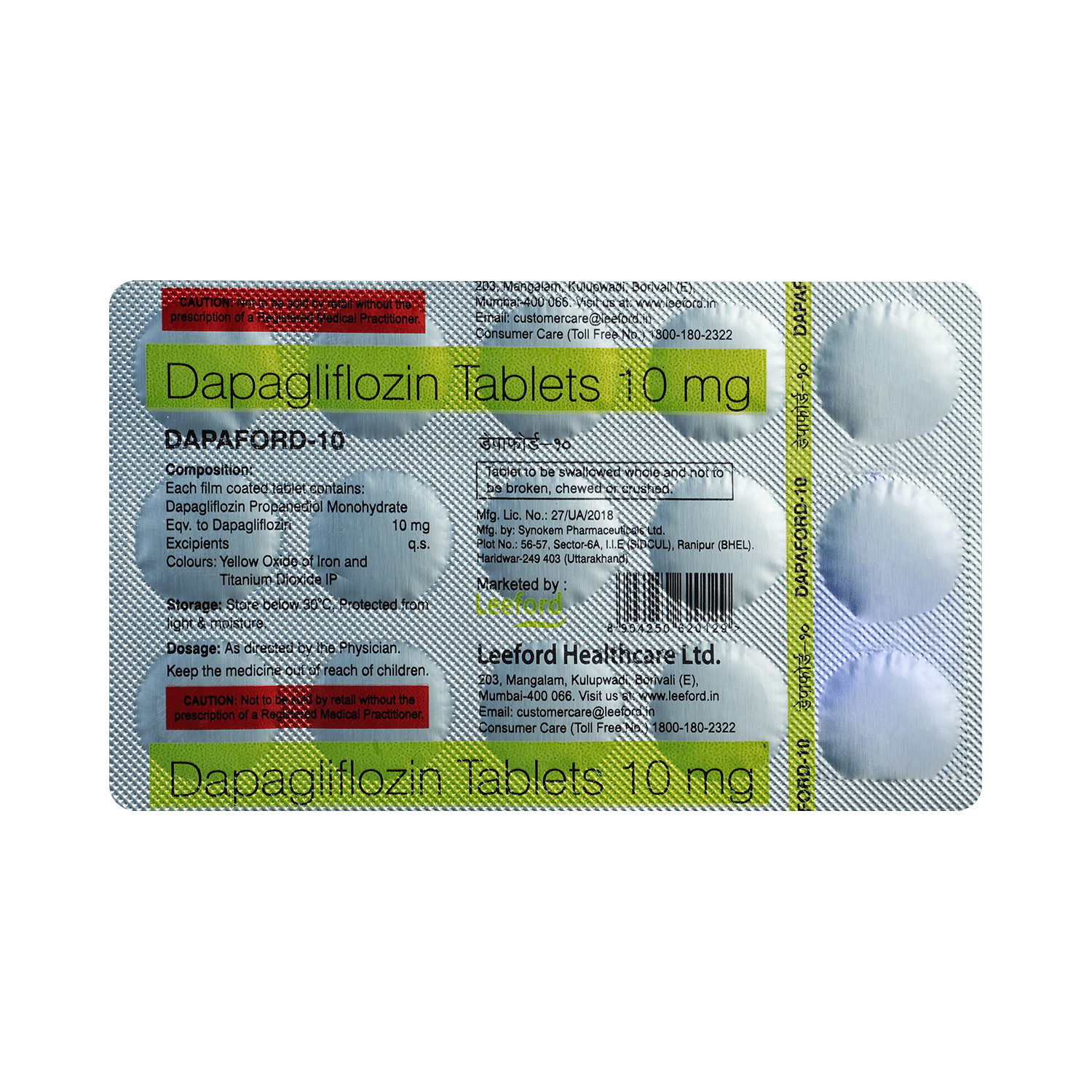 Dapaford 10 Tablet - Image 5