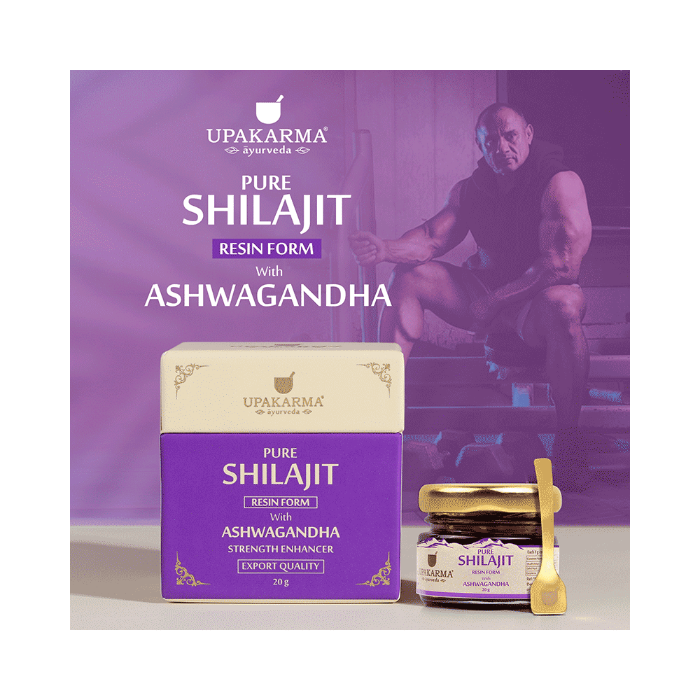 Upakarma Ayurveda Pure Shilajit Resin Form with Ashwagandha - Image 3