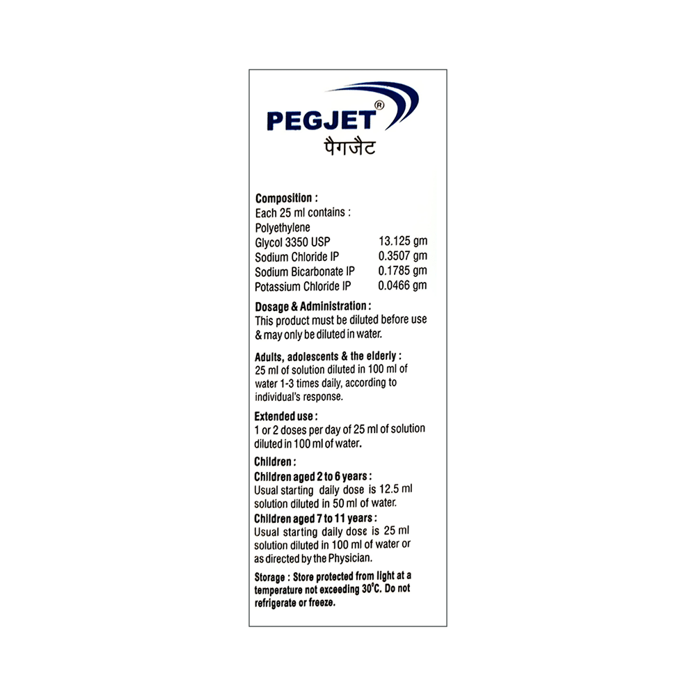 Pegjet Oral Solution Sugar Free - Image 2