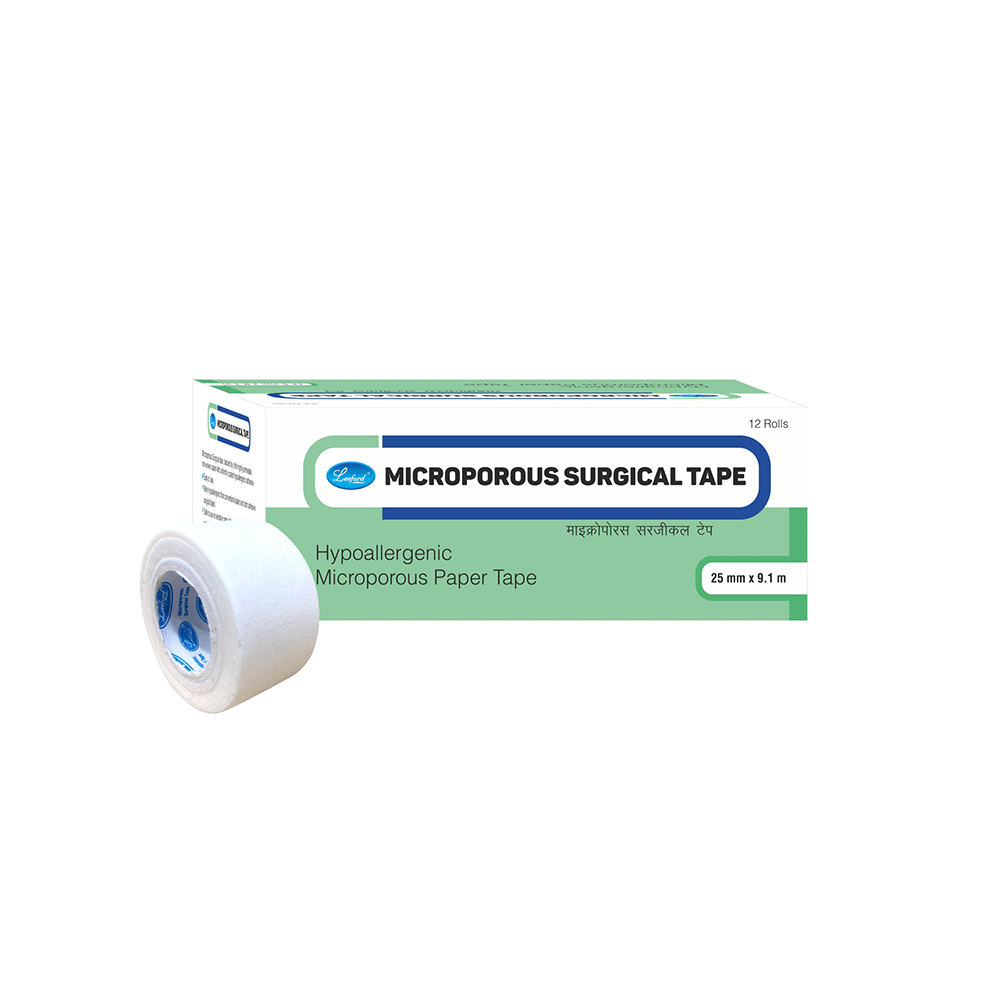 Leeford Microporus Surgical Tape 25mm x 9.1m
