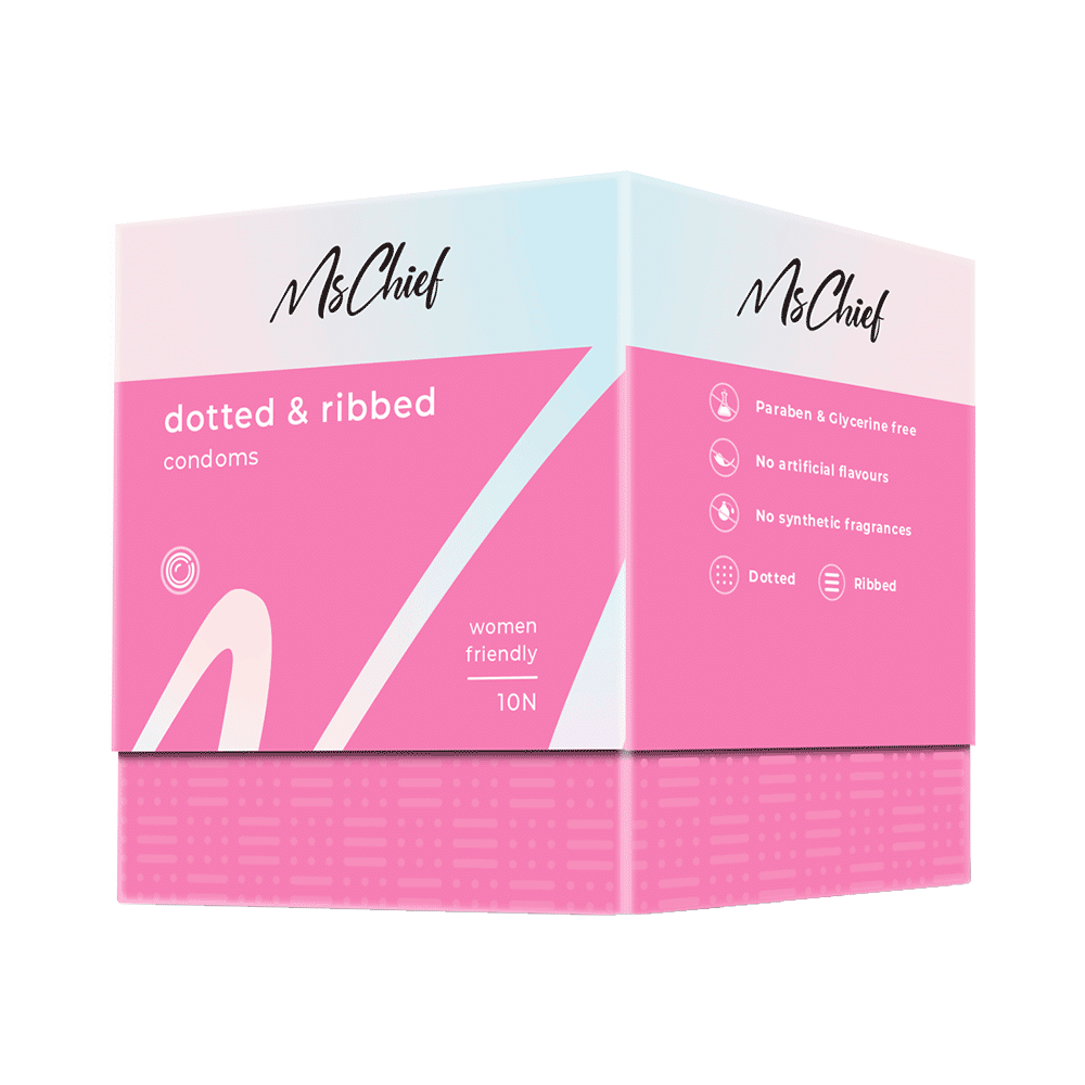 MsChief Condom Dotted & Ribbed - Image 3