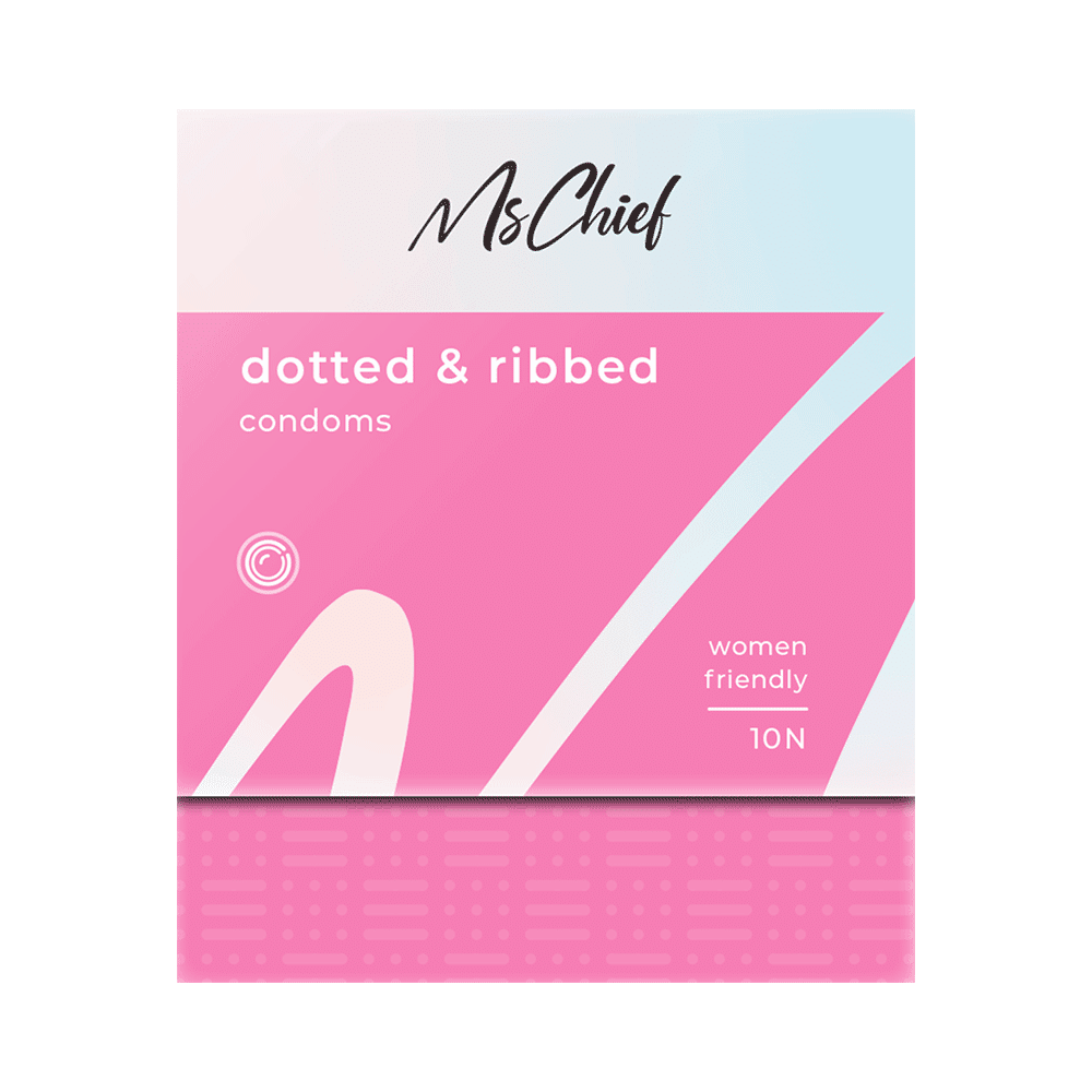 MsChief Condom Dotted & Ribbed - Image 1