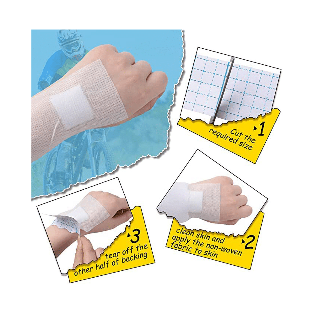 Healthcave Non-Woven Underwrap Adhesive Bandage White Tape 5cm x 10m - Image 3