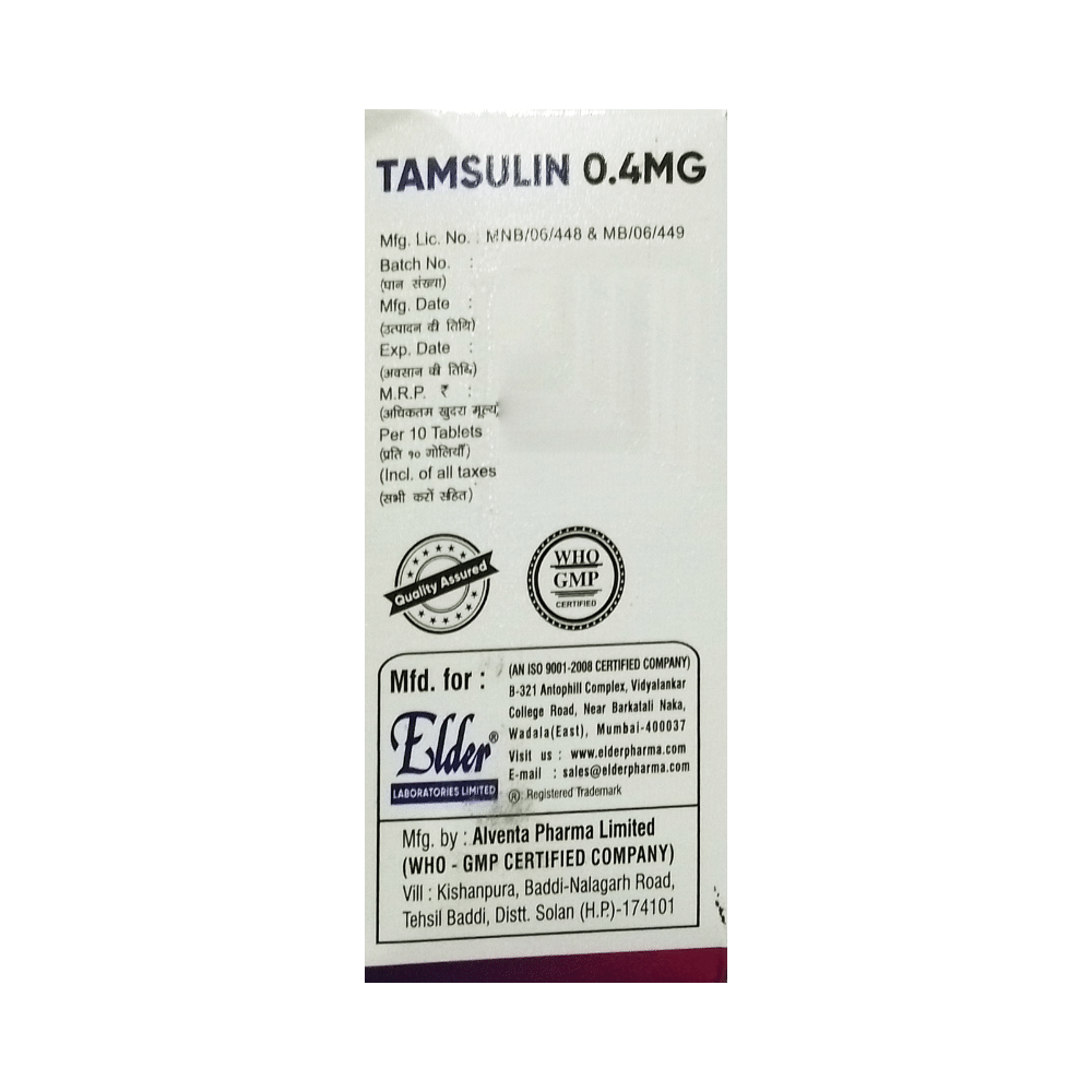 Tamsulin 0.4 Tablet - Image 3