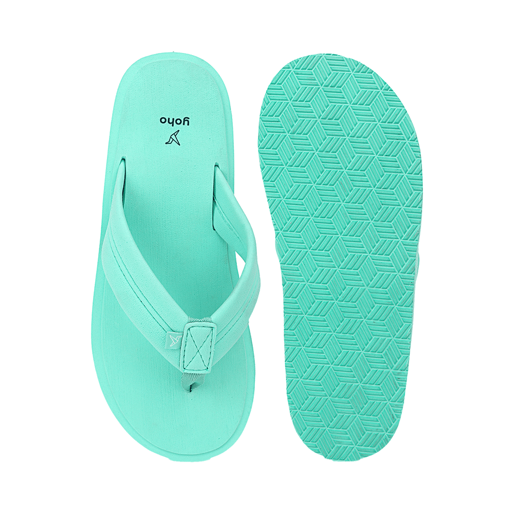 Yoho Lifestyle Doctor Ortho Soft Comfortable and Stylish Flip Flop Slippers for Men Sea Green 7 - Image 2