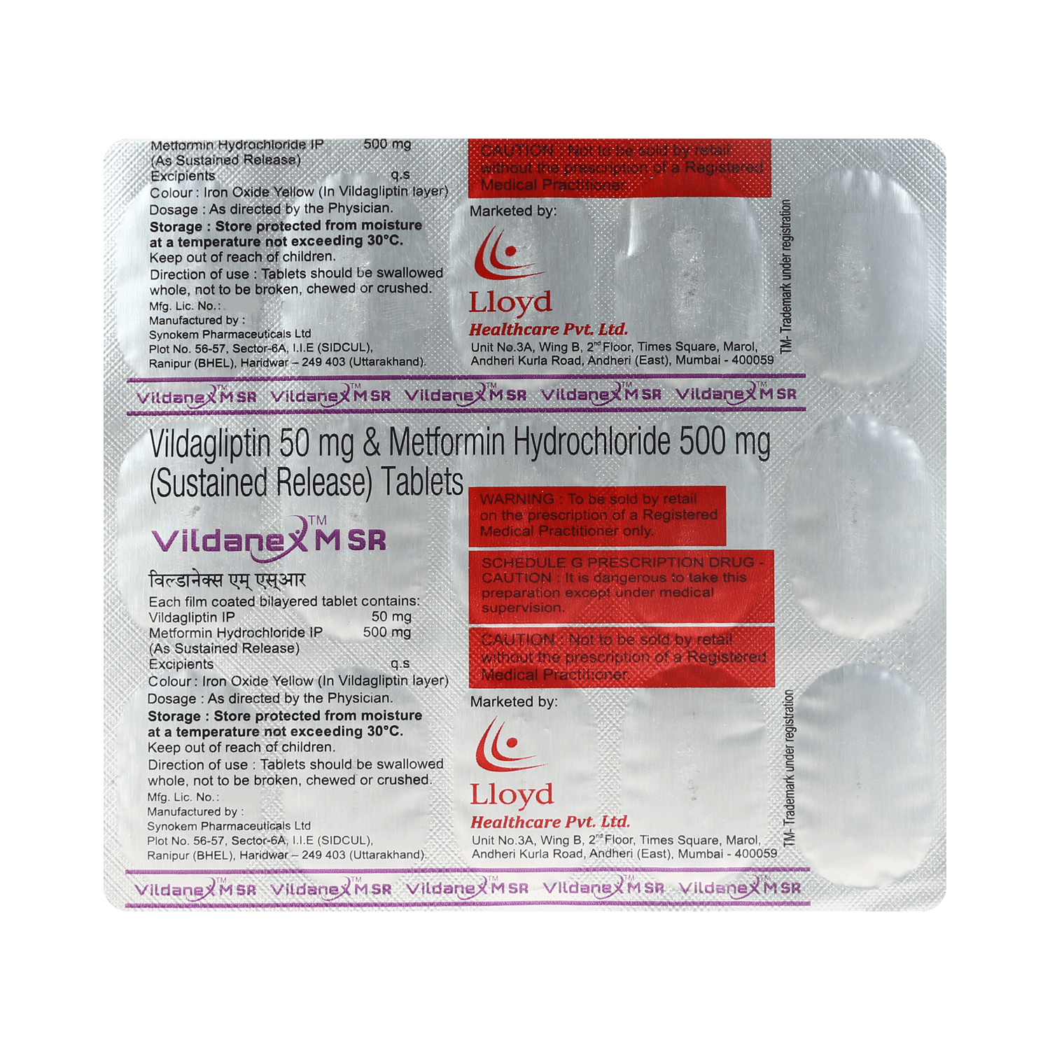 Vildanex-M SR Tablet - Image 3