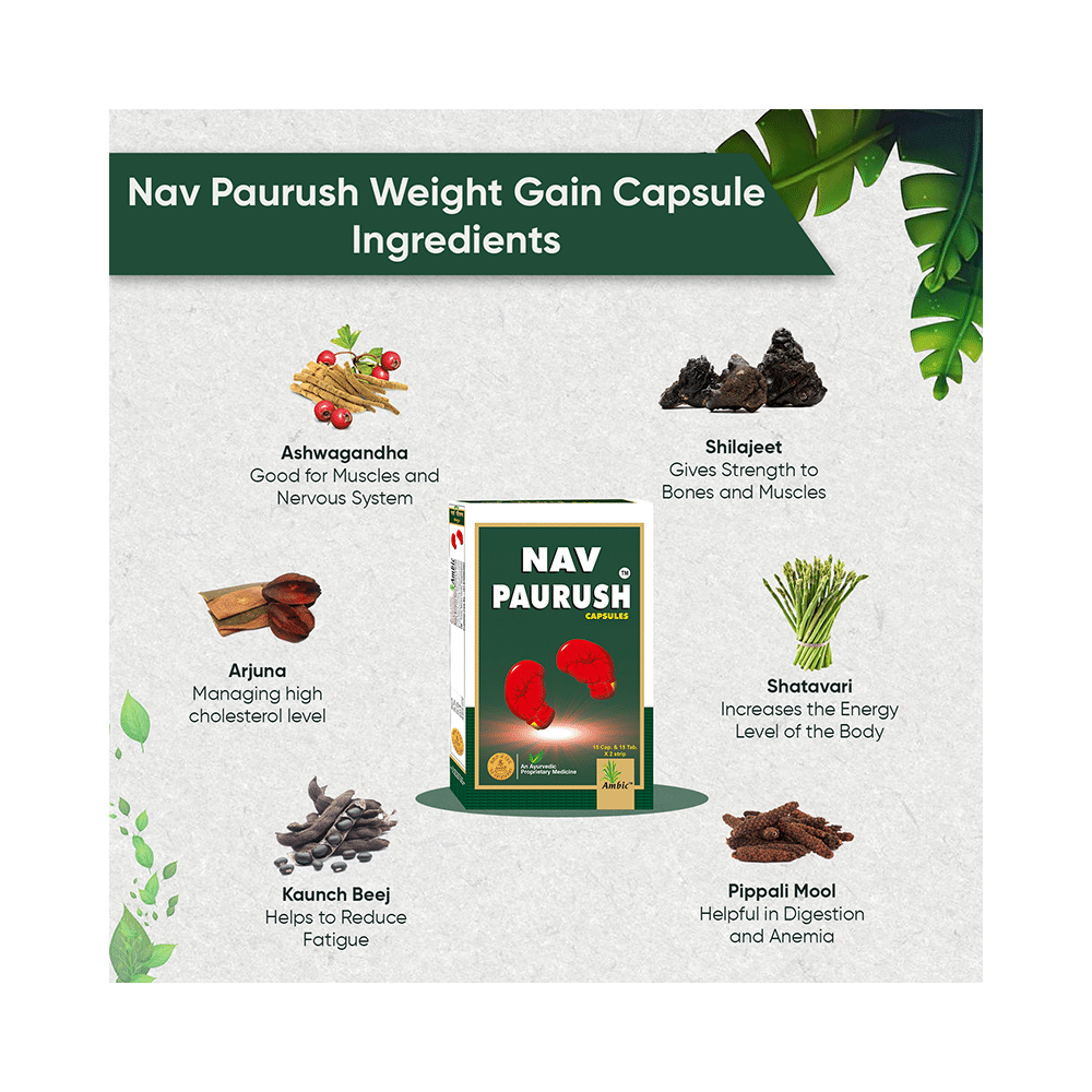 Ambic Nav Paurush Pack of 30 Capsule & 30 Tablet - Image 3