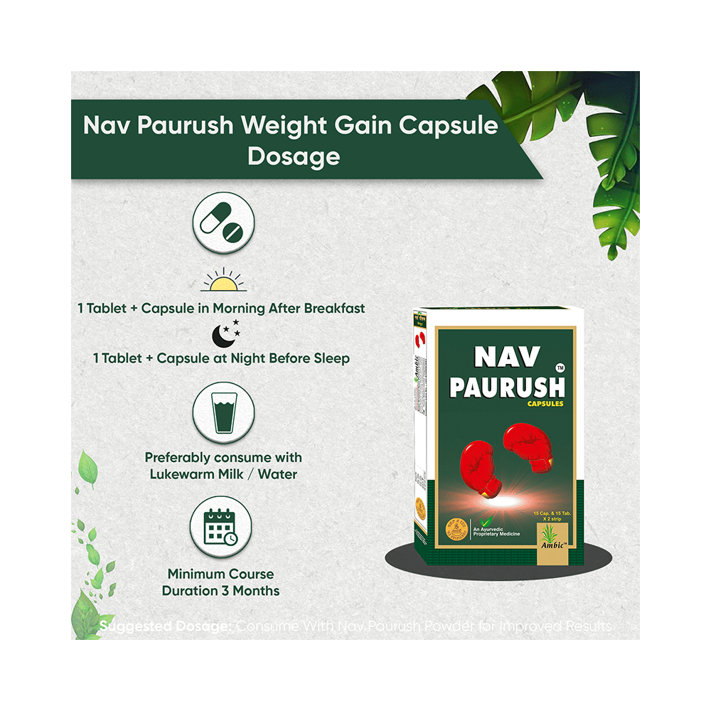 Ambic Nav Paurush Pack of 30 Capsule & 30 Tablet - Image 5