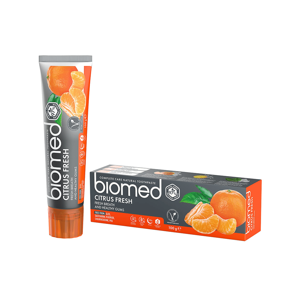 Biomed Complete Care Natural Toothpaste (100gm Each) Citrus Fresh Buy 2 Get 1 Biomed Citrus Fresh Mouthwash Free - Image 8