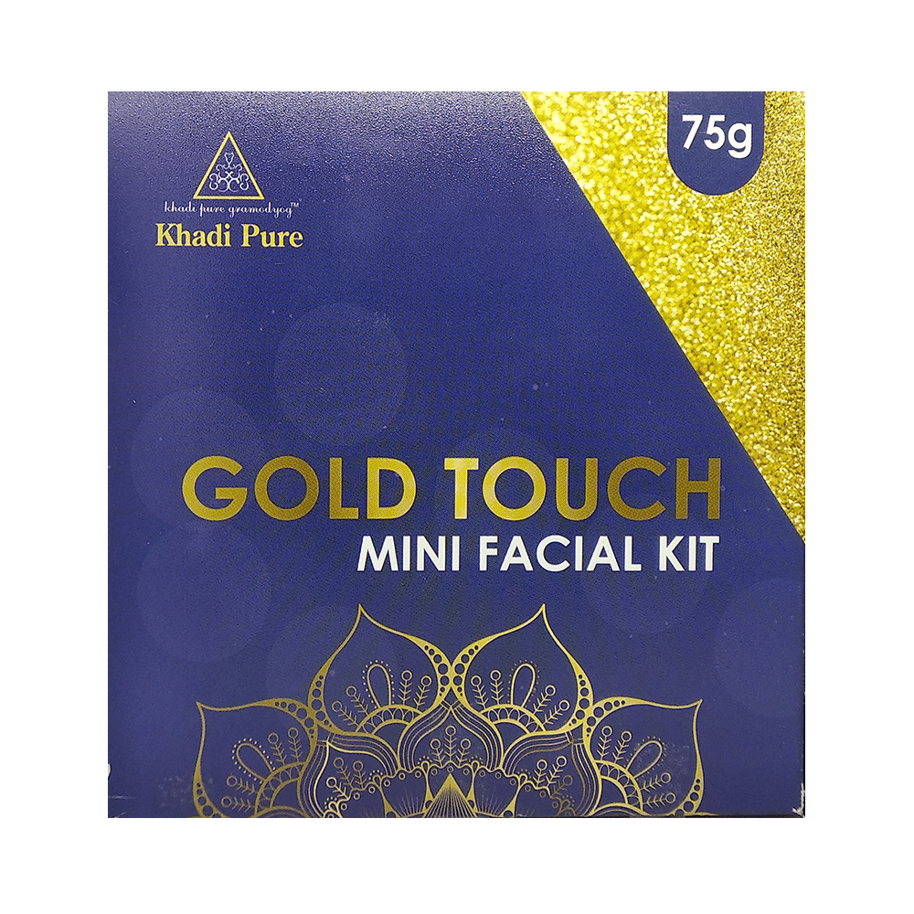 Khadi Pure Gold Touch Mini Facial Kit - Image 1