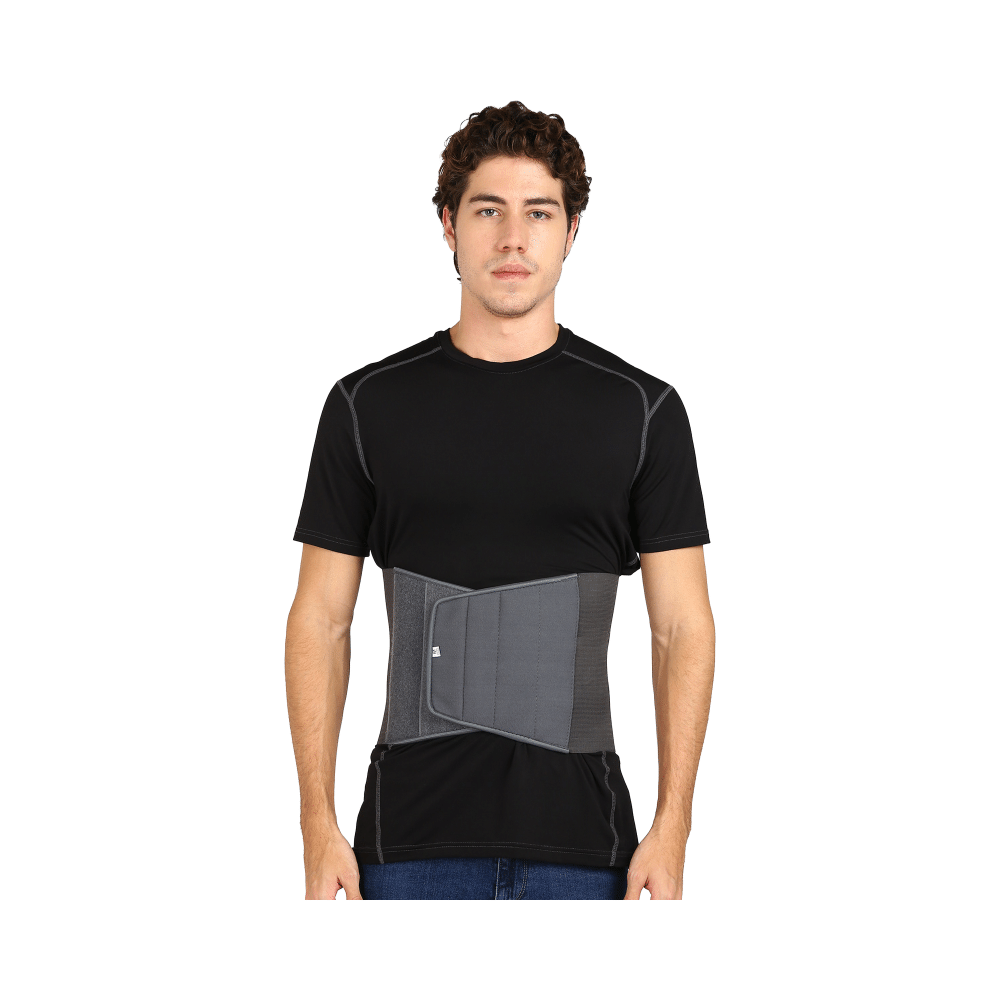 Superfine Comfort Abdominal Belt After Delivery for Tummy Reduction Grey Large - Image 1