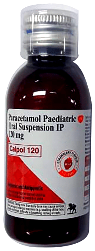 Calpol 120 Suspension Strawberry - Image 1