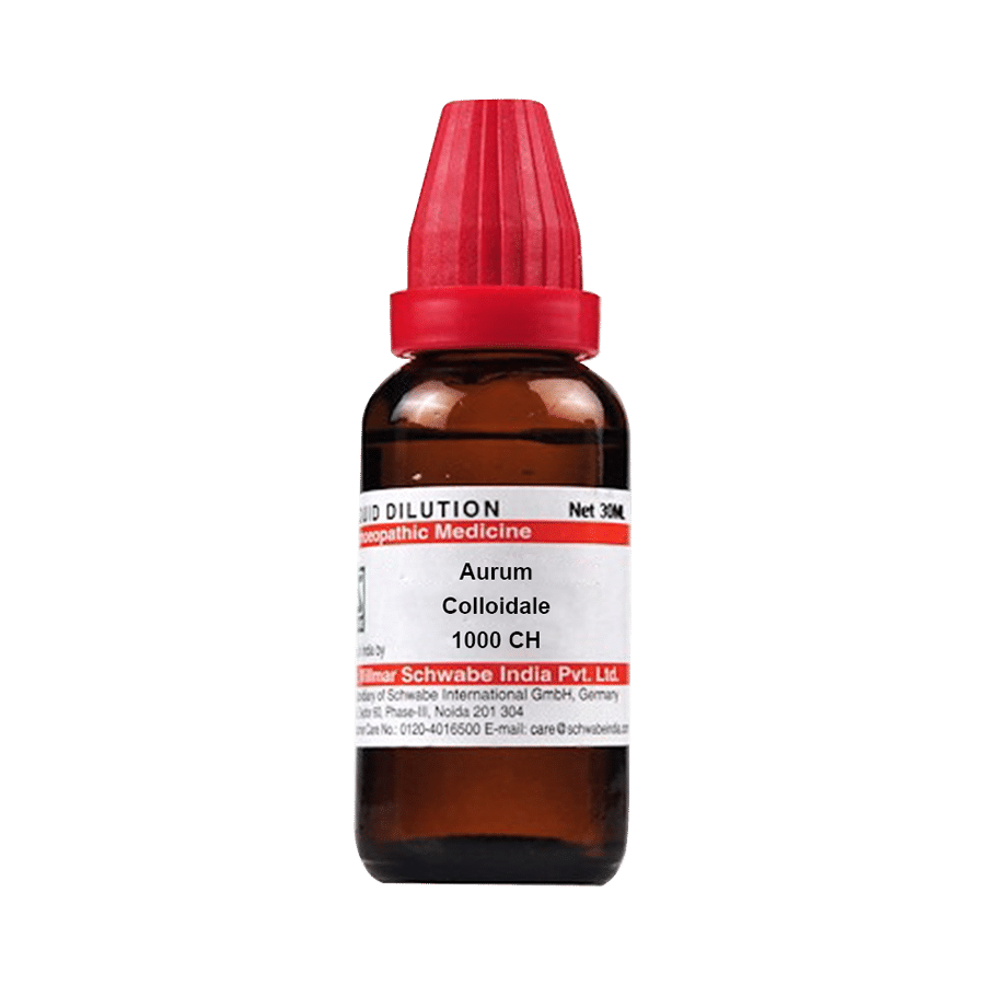 Dr Willmar Schwabe India Aurum Colloidale Dilution 1000 CH - Image 1