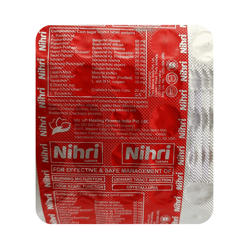 Healing Pharma Nihri Tablet - Image 4