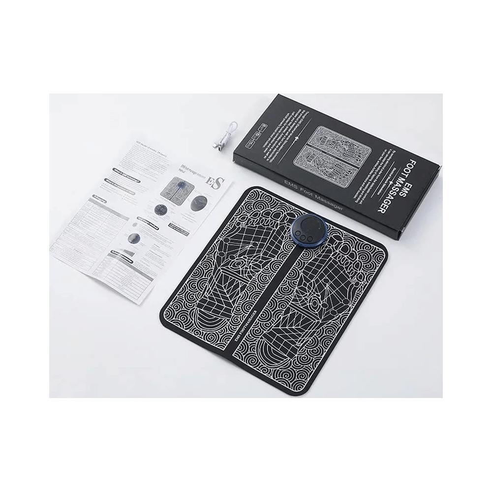Agarwals EMS Electric Portable Folding Foot Massager Mat with Stimulator - Image 4