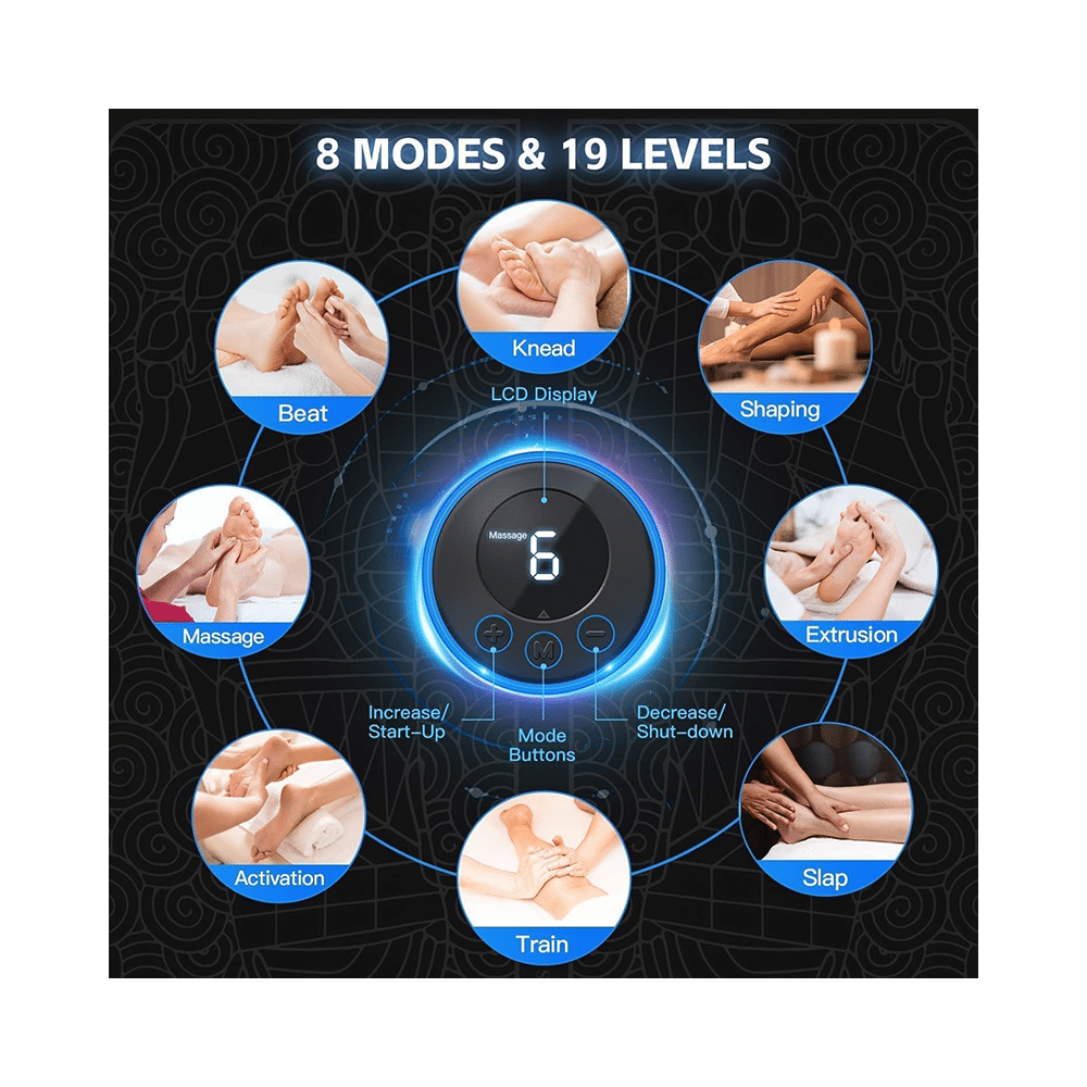 Agarwals EMS Electric Portable Folding Foot Massager Mat with Stimulator - Image 3