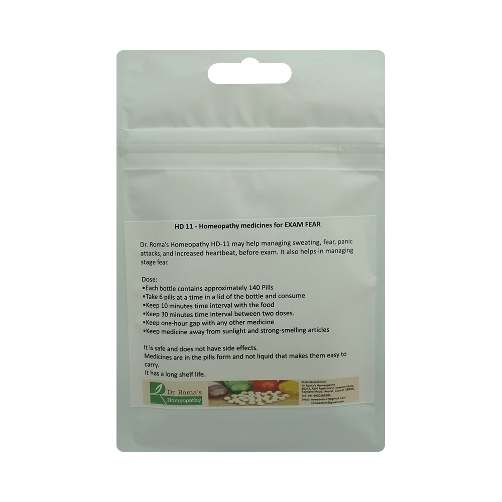 Dr. Romas Homeopathy HD-11 Exam Fear, 2 Bottles of 2 Dram - Image 3
