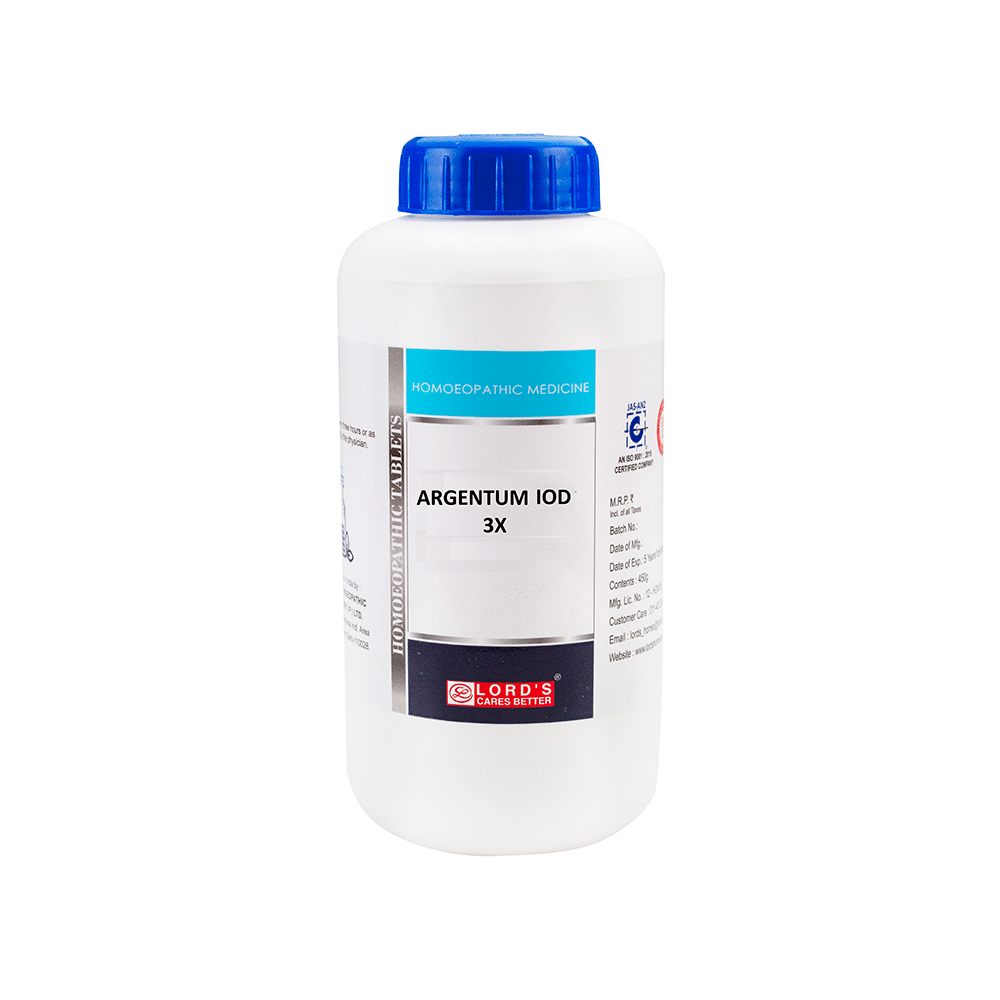 Lord's Argentum Iod Trituration Tablet 3X - Image 1