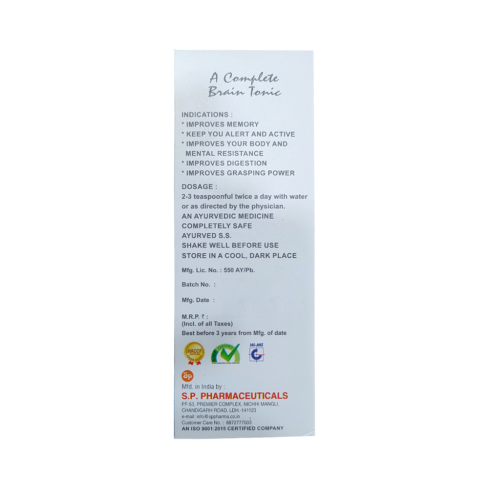 S.P Pharmaceuticals Combo Pack of Shankhpushpi Syrup (200ml) & S.P. Zyme Syrup (450ml) - Image 5