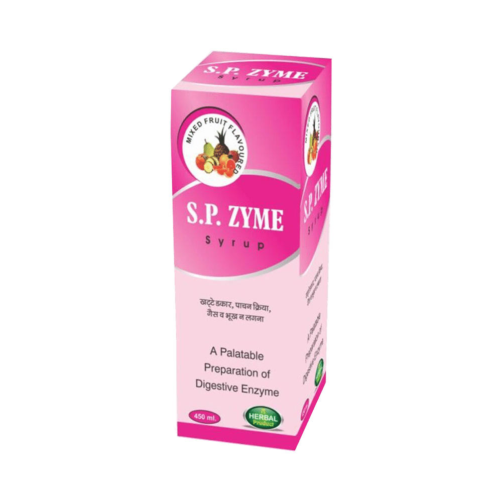 S.P Pharmaceuticals Combo Pack of Shankhpushpi Syrup (200ml) & S.P. Zyme Syrup (450ml) - Image 2
