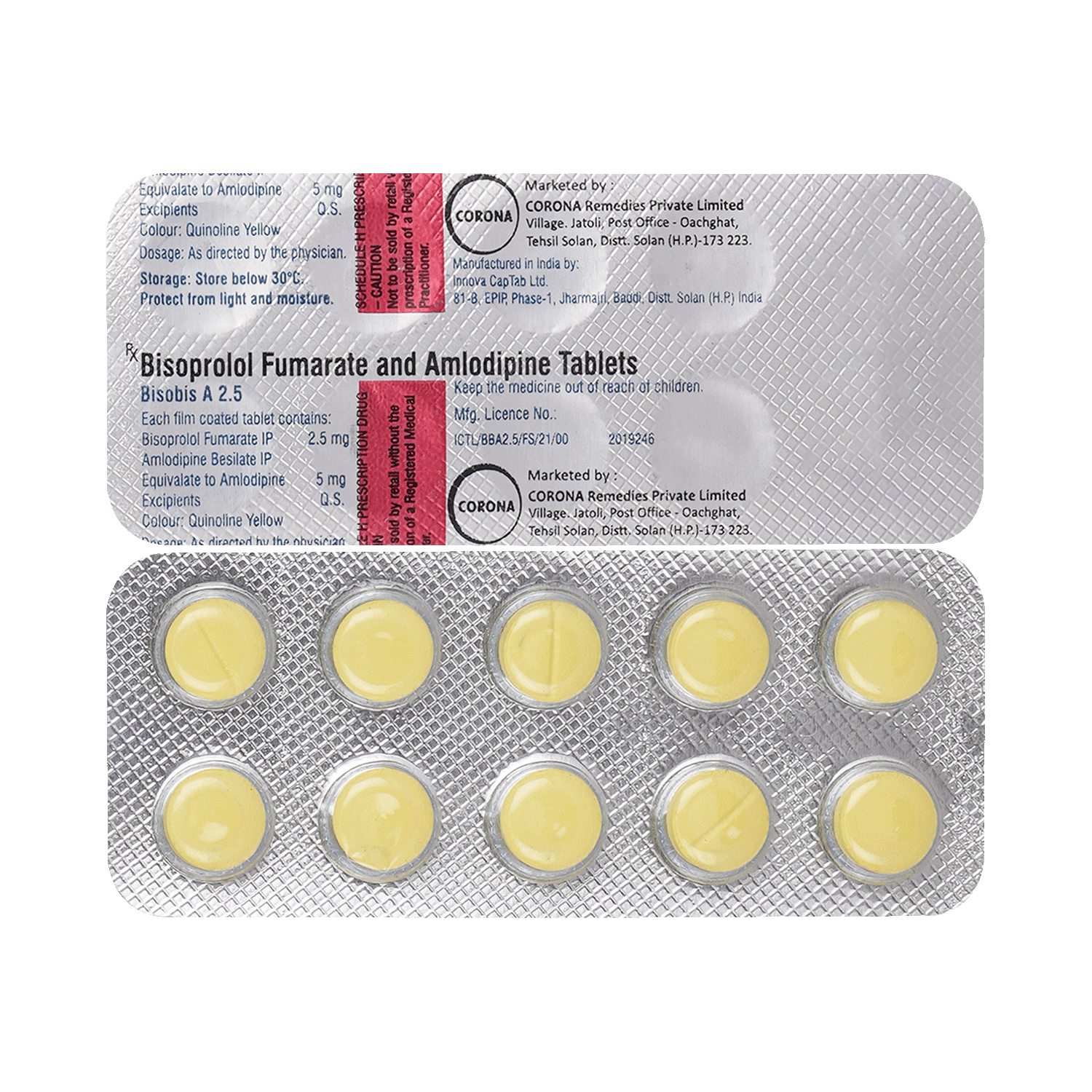 Bisobis A 5mg/2.5mg Tablet - Image 1