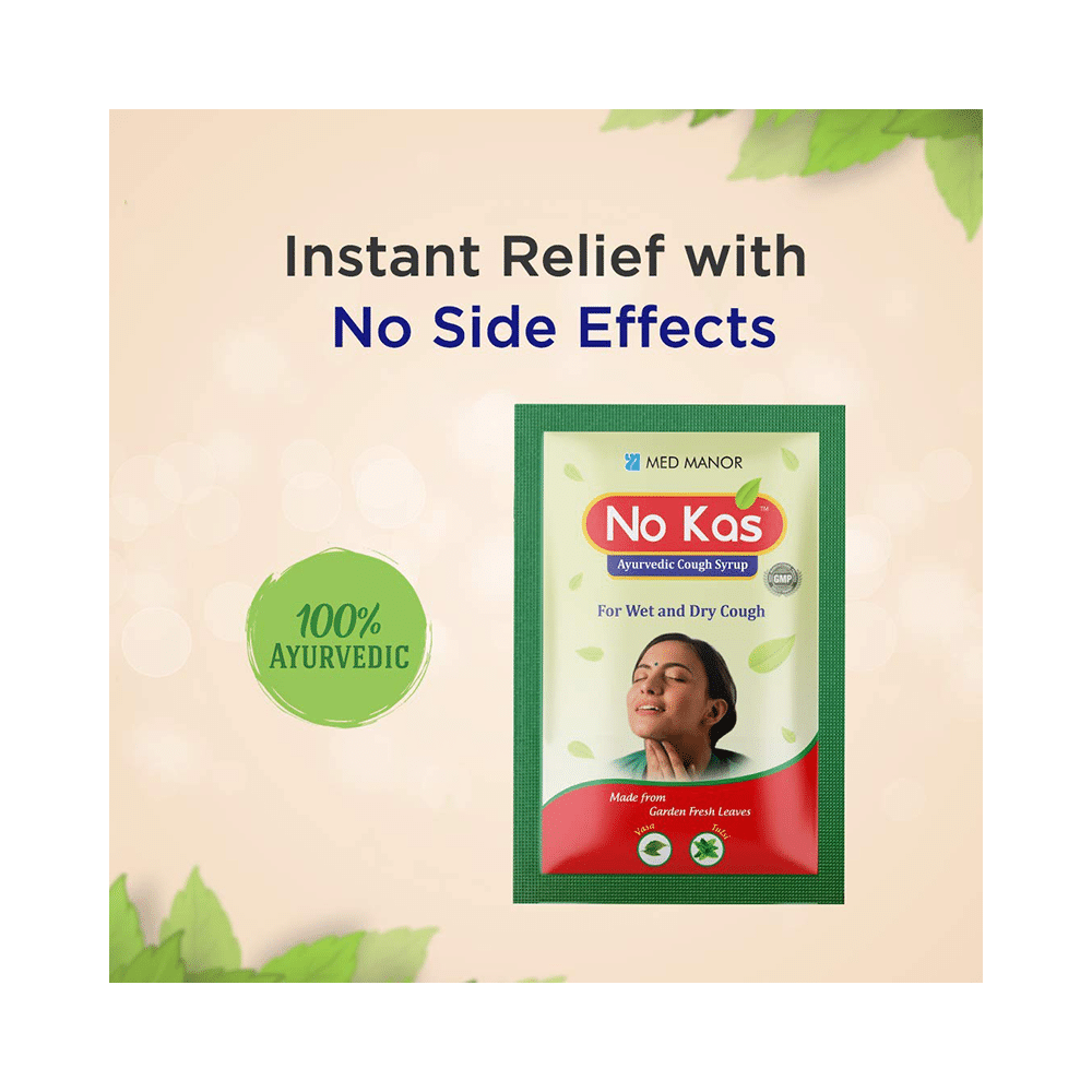 Med Manor No Kas Ayurvedic Cough Syrup (10ml Each) - Image 6