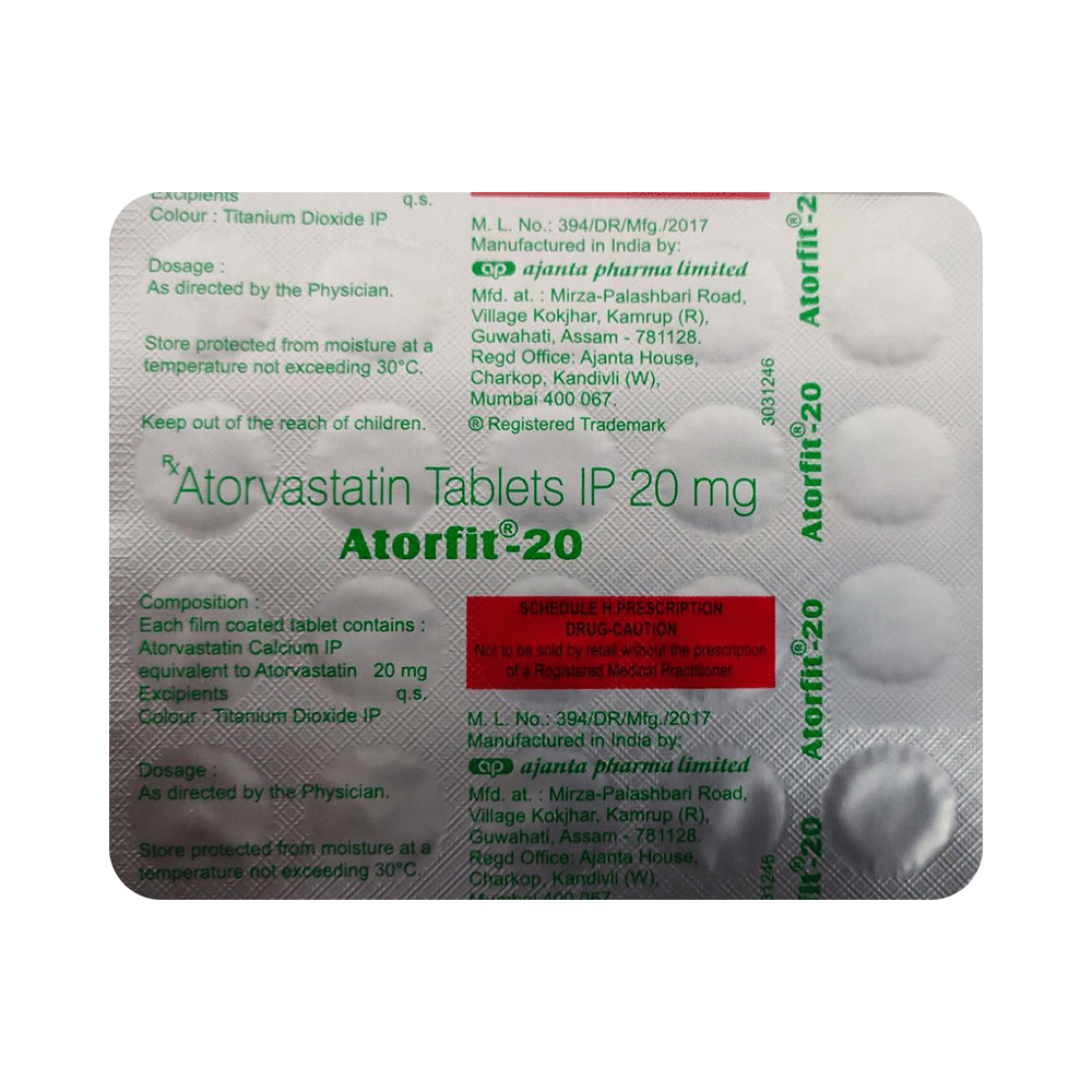 Atorfit 20 Tablet - Image 4