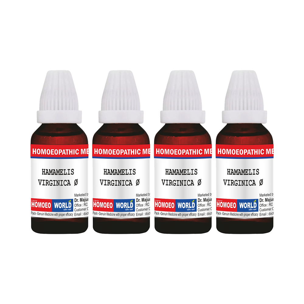 Dr. Majumder Homeo World Hamamelis Virginica Mother Tincture (30ml Each) Q