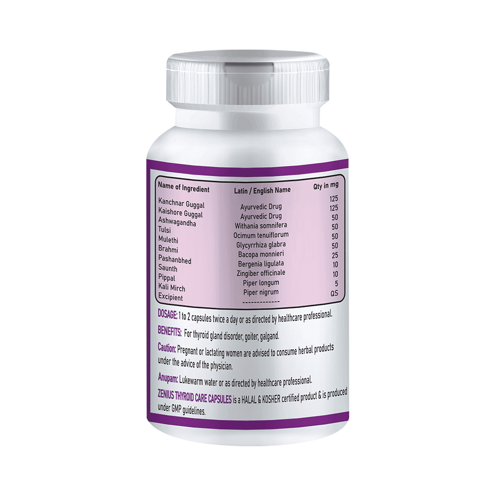 Zenius Thyroid Care Capsule for Manage Hypothyroidism | Reduce Dependence on Thyroid - Image 2