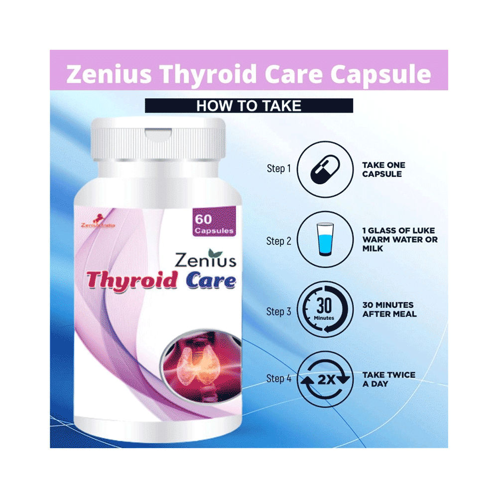 Zenius Thyroid Care Capsule for Manage Hypothyroidism | Reduce Dependence on Thyroid - Image 5