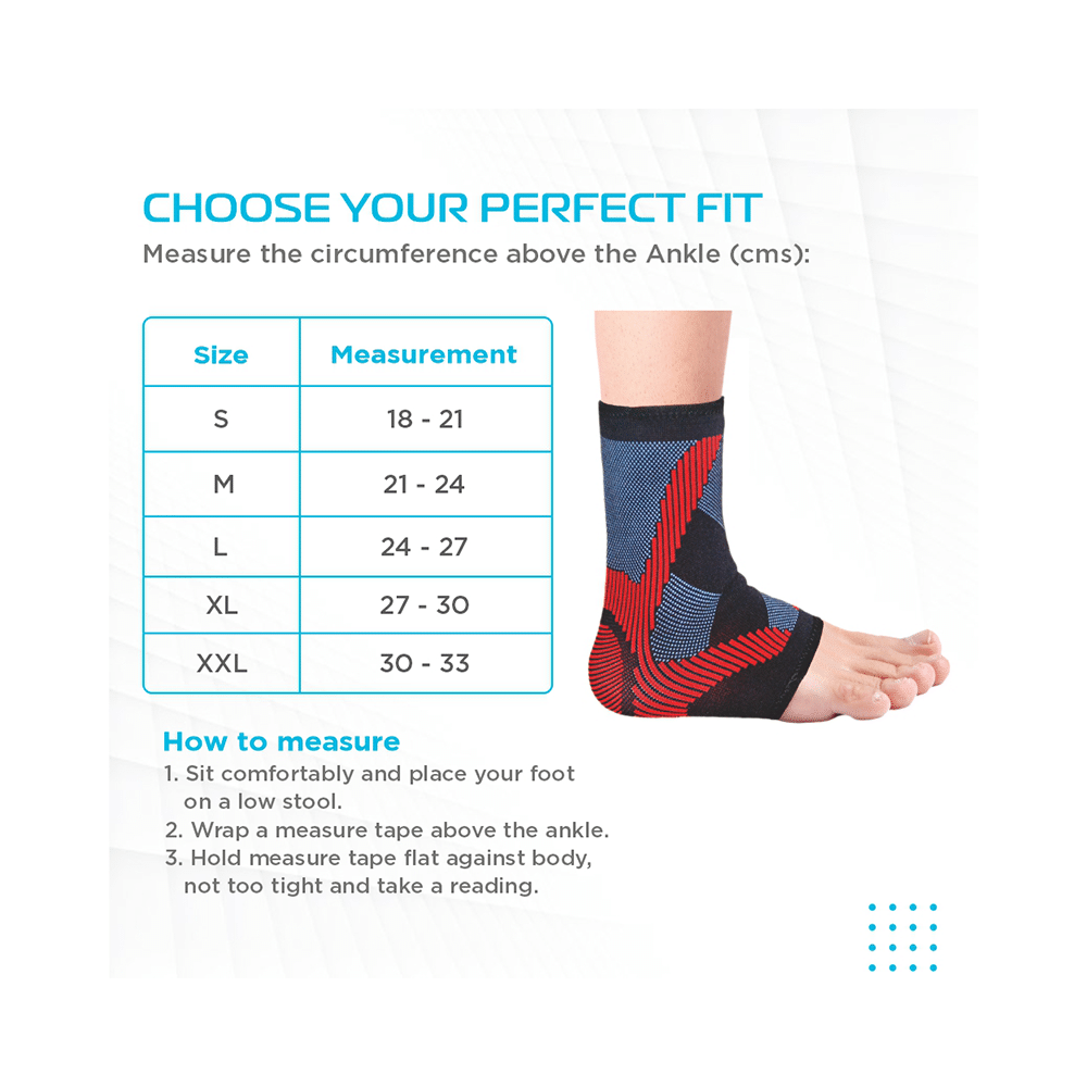 Vissco 2710 Pro 3D Ankle Support with Gel Padding XL - Image 2