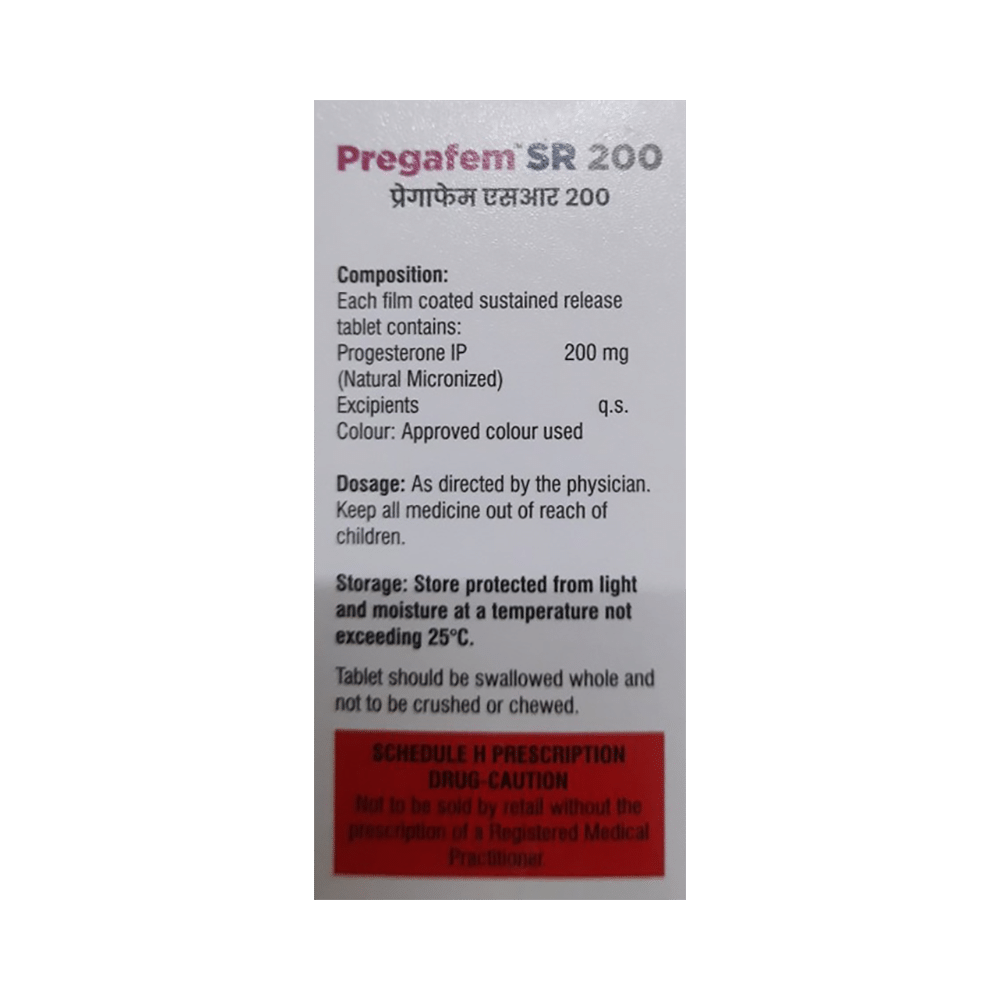 Pregafem SR 200 Tablet - Image 2