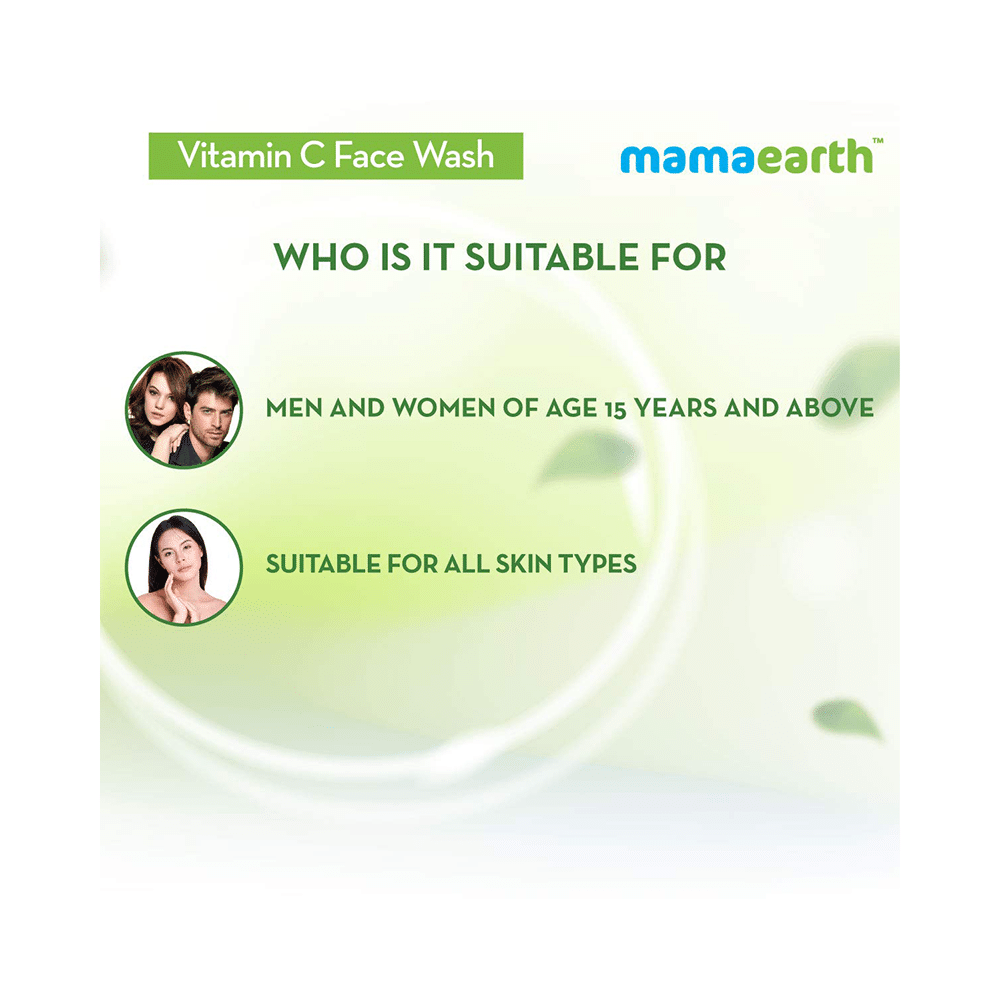 Mamaearth Vitamin C Face Wash for Healthy Skin | Paraben & SLS-Free | Face Care Product for All Skin Types - Image 5