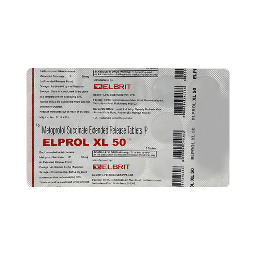 Elprol XL 50 Tablet - Image 1