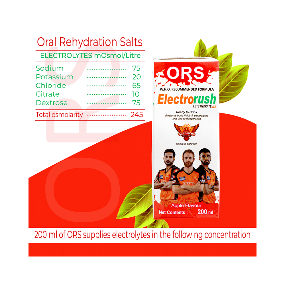 Electrorush ORS (200ml Each) Apple - Image 2