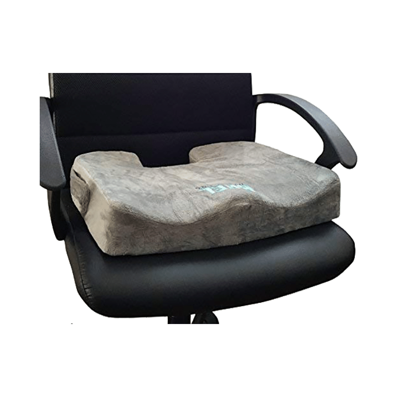 Bael Wellness Seat Cushion for Sciatica, Coccyx, Tailbone, Orthopedic, Back Pain Relief Grey - Image 4