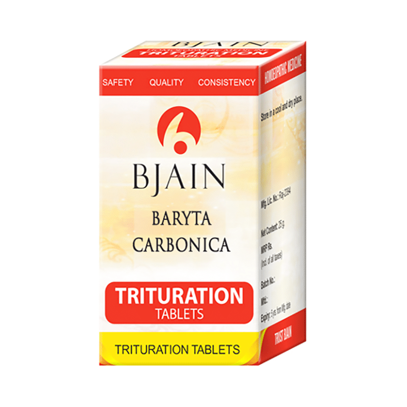 Bjain Baryta Carbonica Trituration Tablet 6X - Image 1