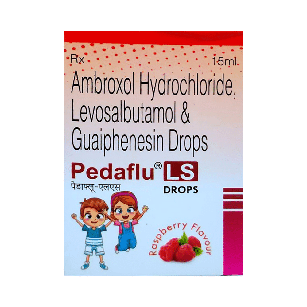 Pedaflu-LS Junior Oral Drops Raspberry - Image 1