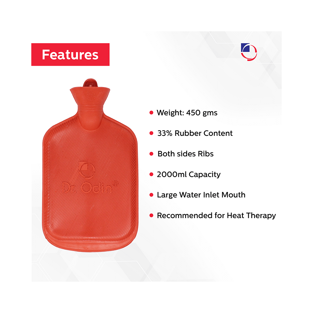 Dr. Odin Hot Water Bag Red - Image 4