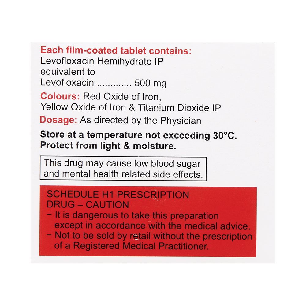 Levoquin 500mg Tablet - Image 2