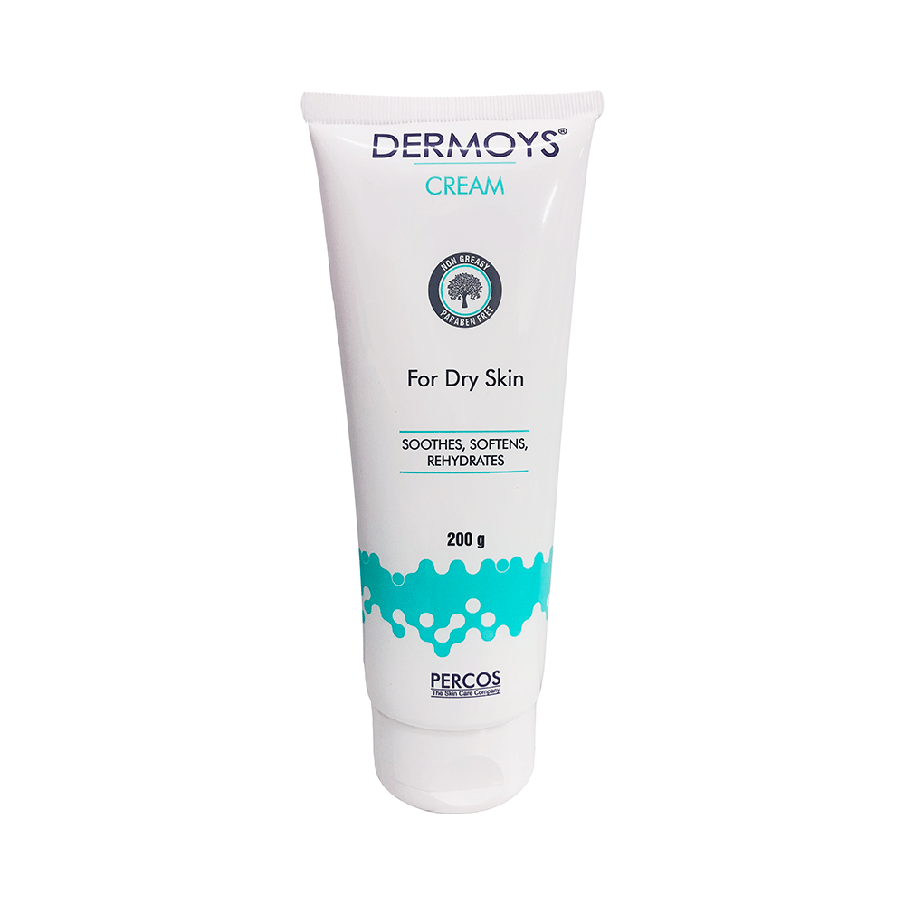 Dermoys Cream with White Soft & Light Liquid Paraffin | For Dry Skin | Paraben Free