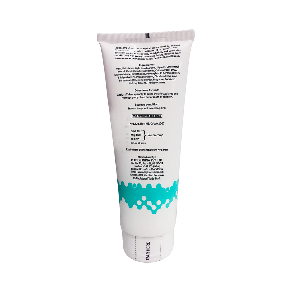 Dermoys Cream with White Soft & Light Liquid Paraffin | For Dry Skin | Paraben Free - Image 2