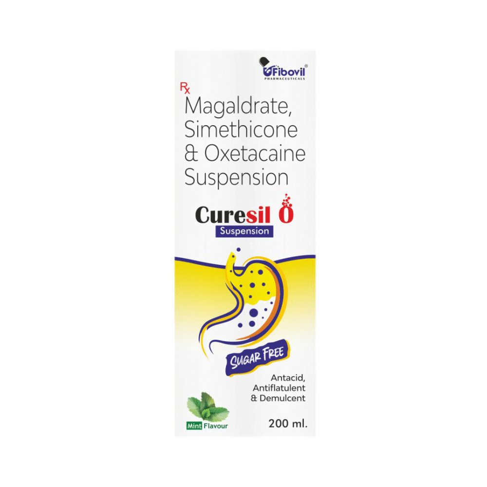 Curesil O Oral Suspension Mint Sugar Free