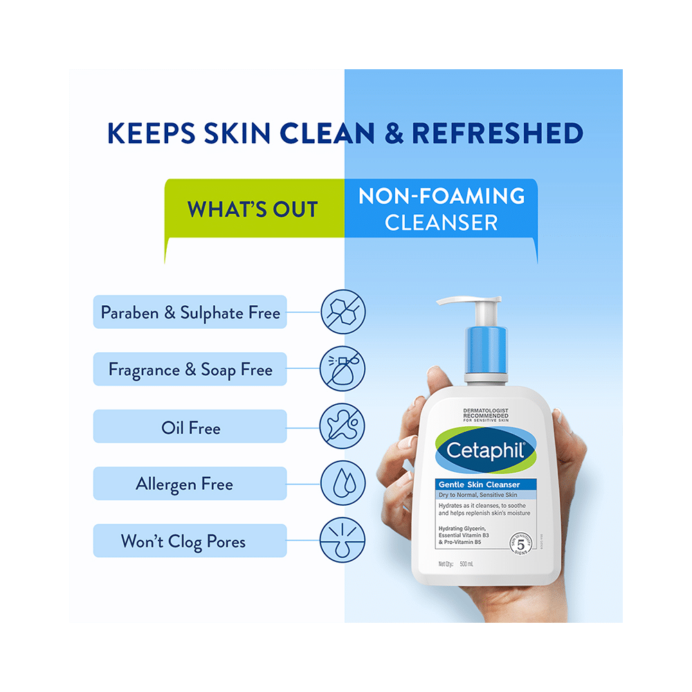 Cetaphil Gentle Skin Cleanser | For Dry to Normal, Sensitive Skin - Image 6
