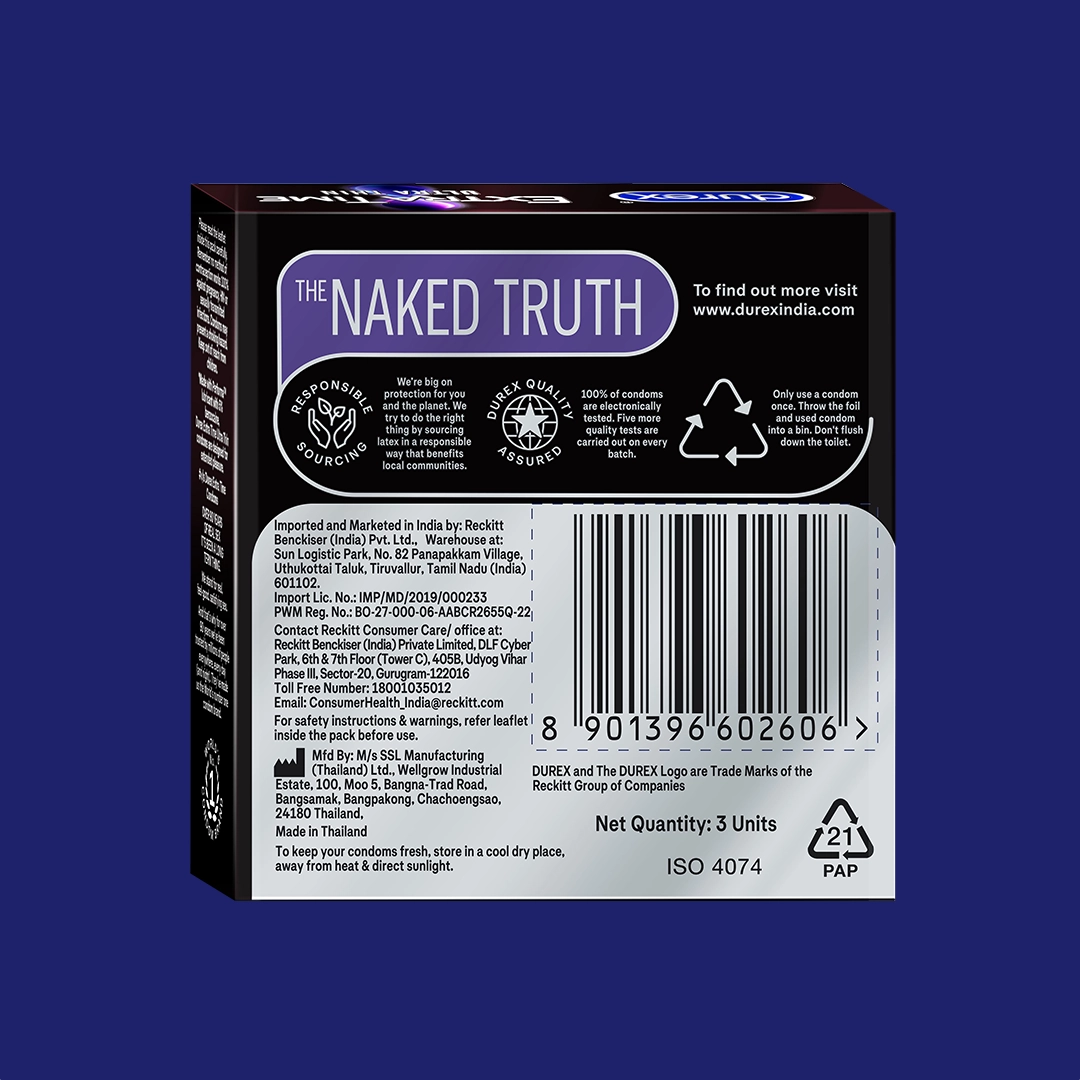Durex Extra Time Ultra Thin Condoms  - Image 2
