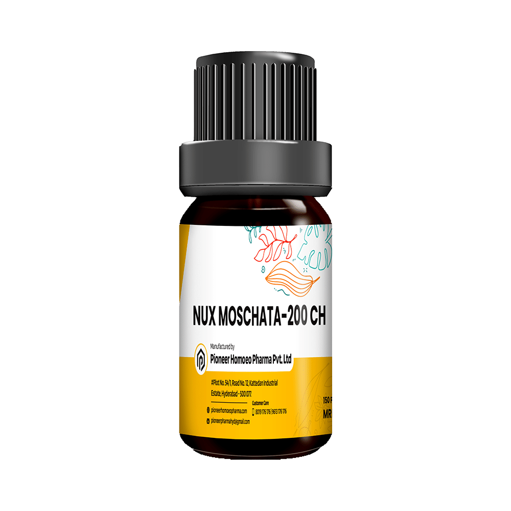 Pioneer Pharma Nux Moschata Globules Pellet Multidose Pills 200 CH