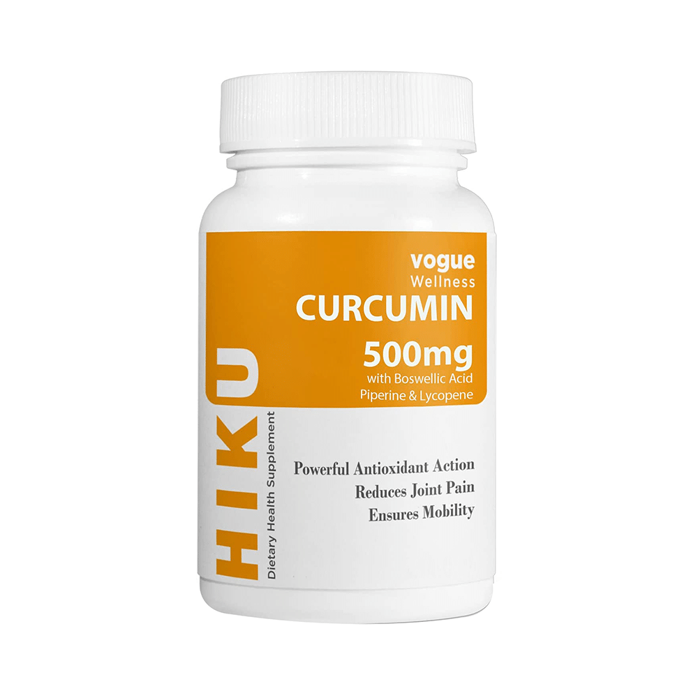 Vogue Wellness Hiku Curcumin 500mg Tablet - Image 1