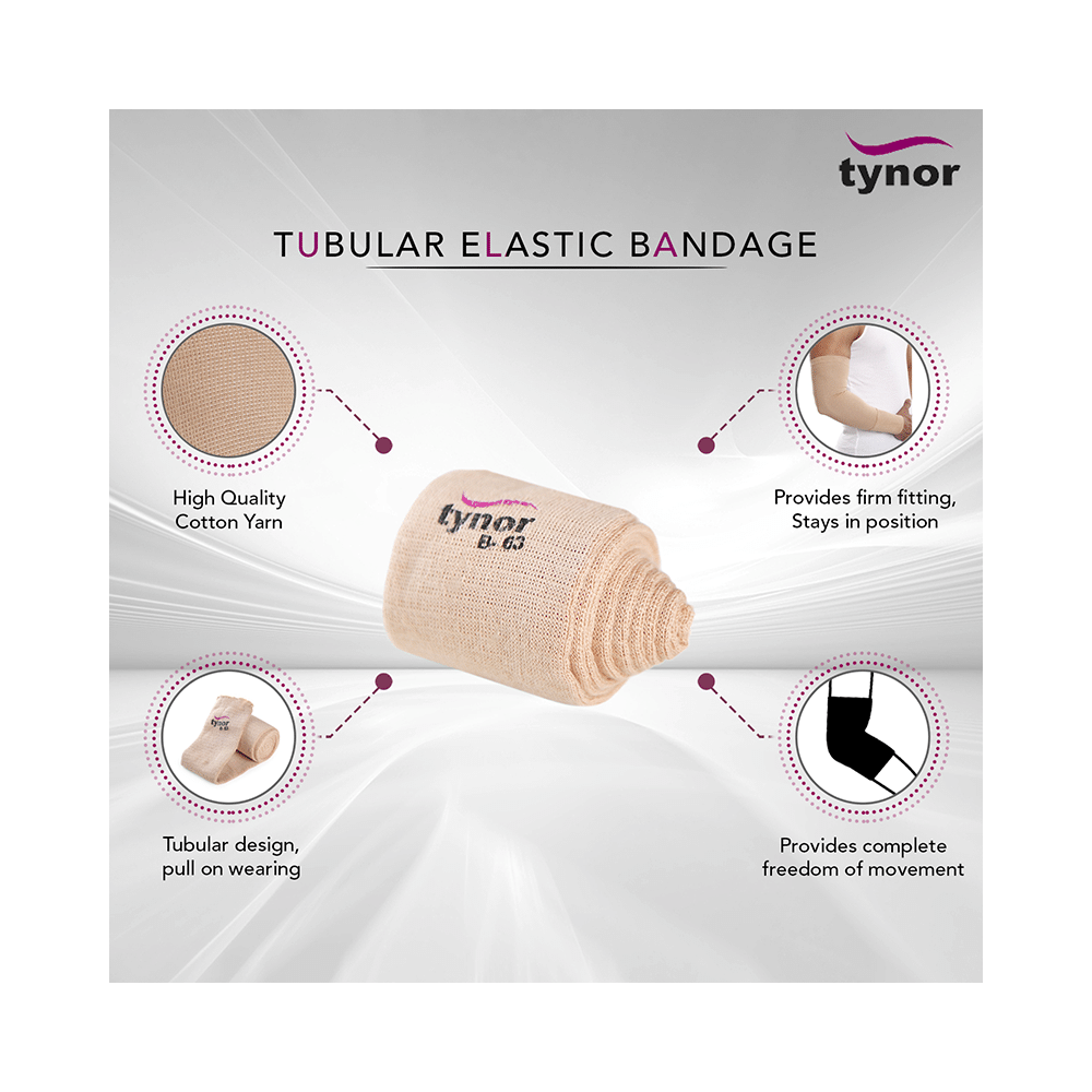 Tynor I-28 Tubular Elastic Bandage 1 Meter (63MM) - Image 4