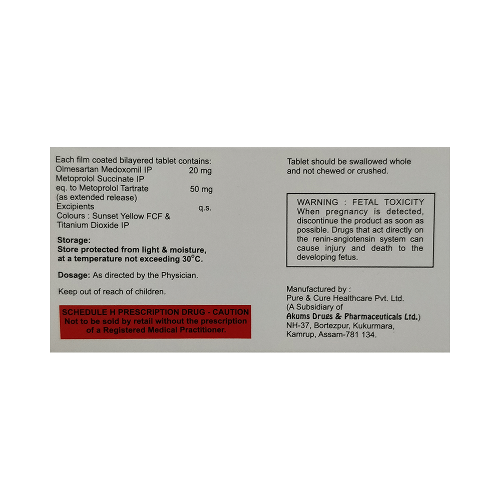 Olmecaid M 50 Tablet ER - Image 2